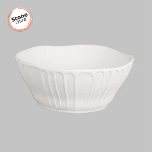 Stoneware Fluted Small Bowl