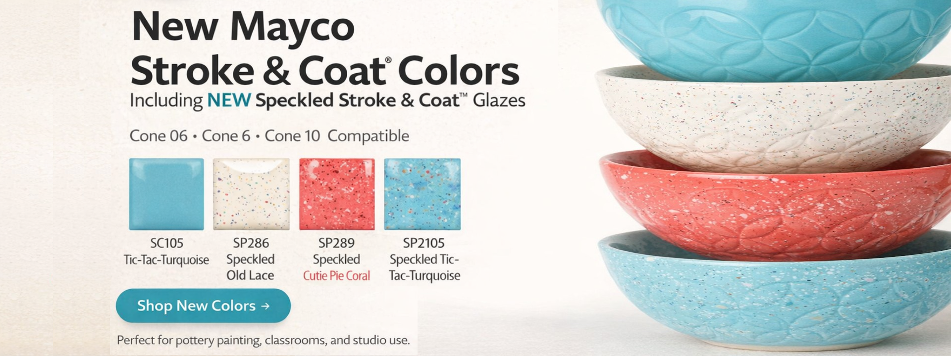 New Mayco Stroke N Coat Colors 2026