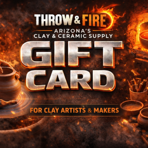 Gift cards at Throw & Fire Clay Supply
