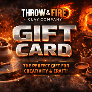 Gift cards at Throw & Fire Clay Supply